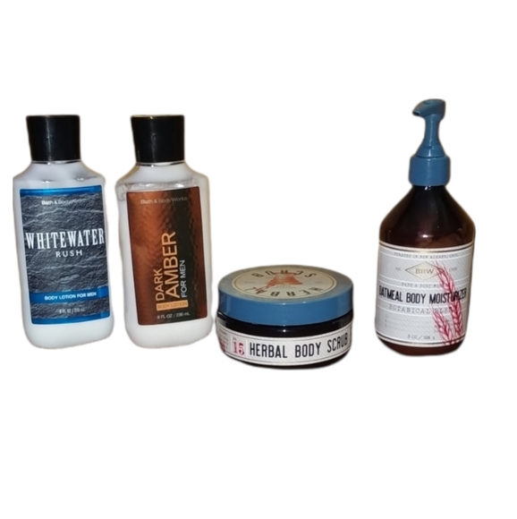 Bath & Body Works Other - BBW Used Men's Lotion and Body Scrub Bundle